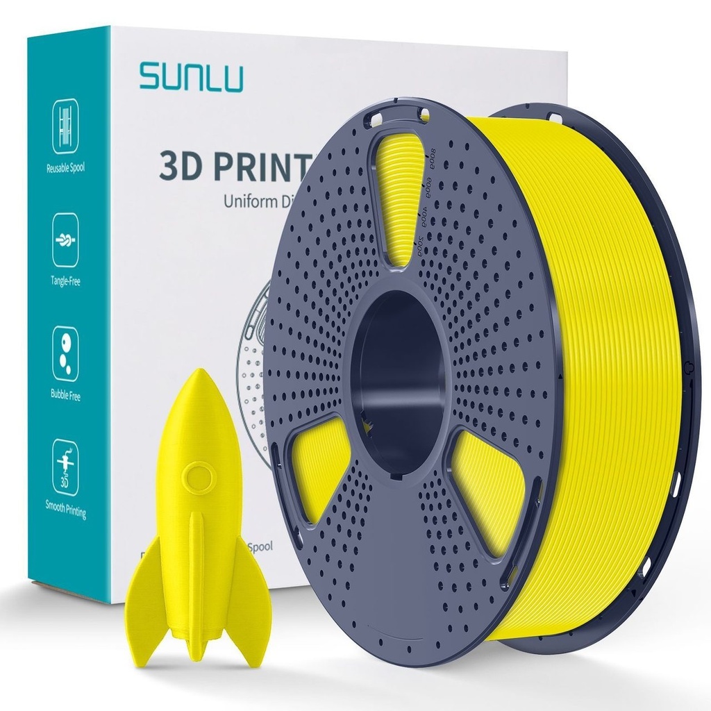Filament SUNLU HS PLA Yellow, 1 kg — photo 2
