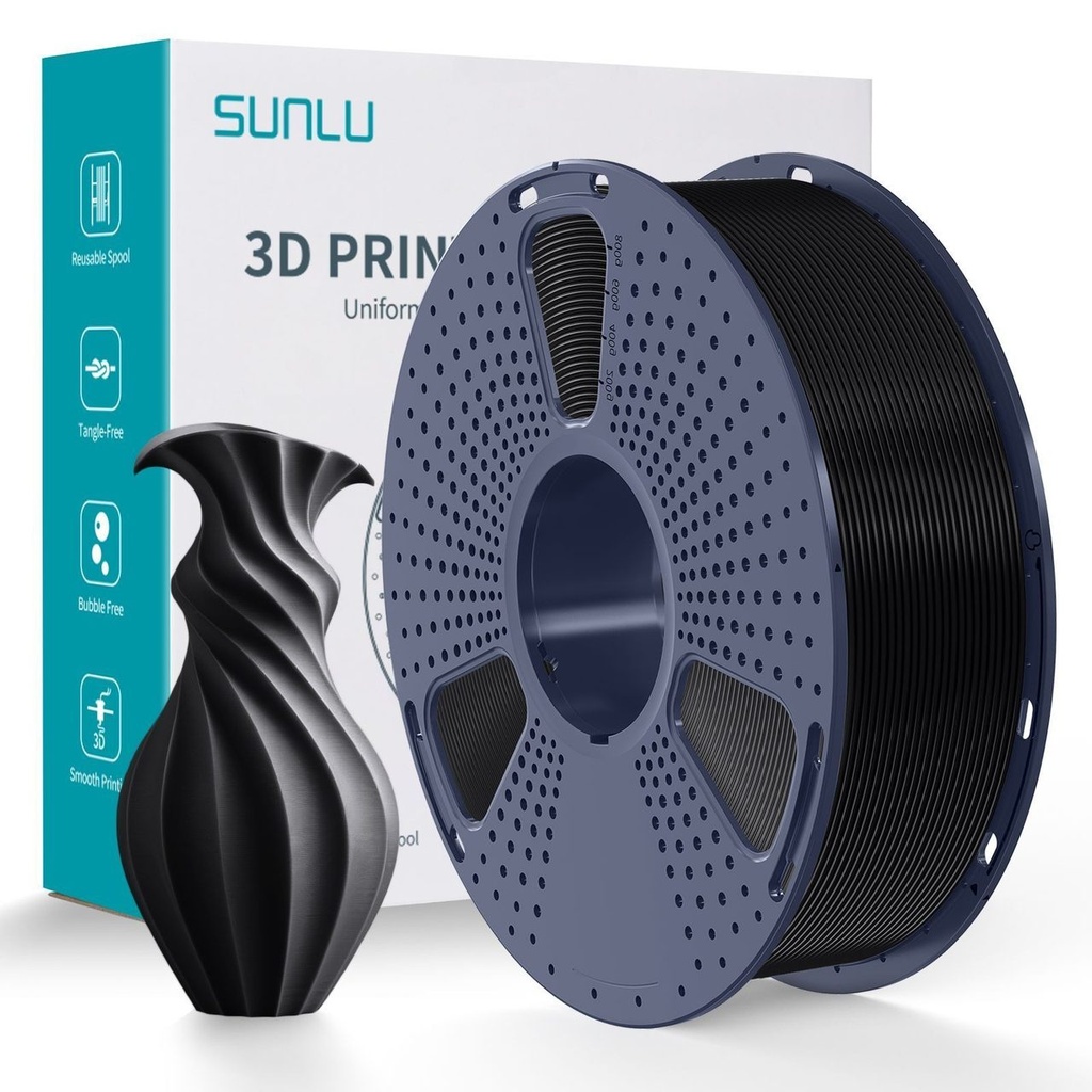 Filament SUNLU PLA Black 1 kg — photo 2