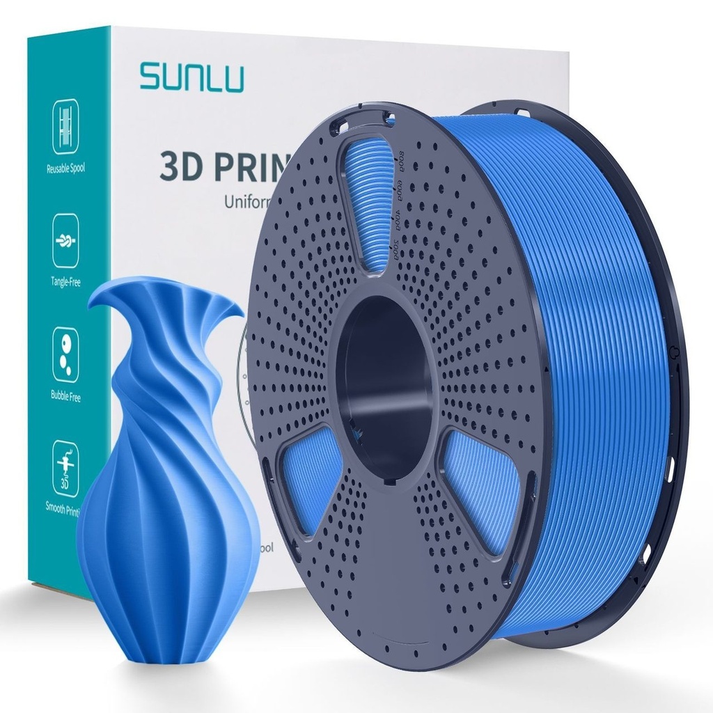 Filament SUNLU PLA Blue-Grey 1 kg — photo 2