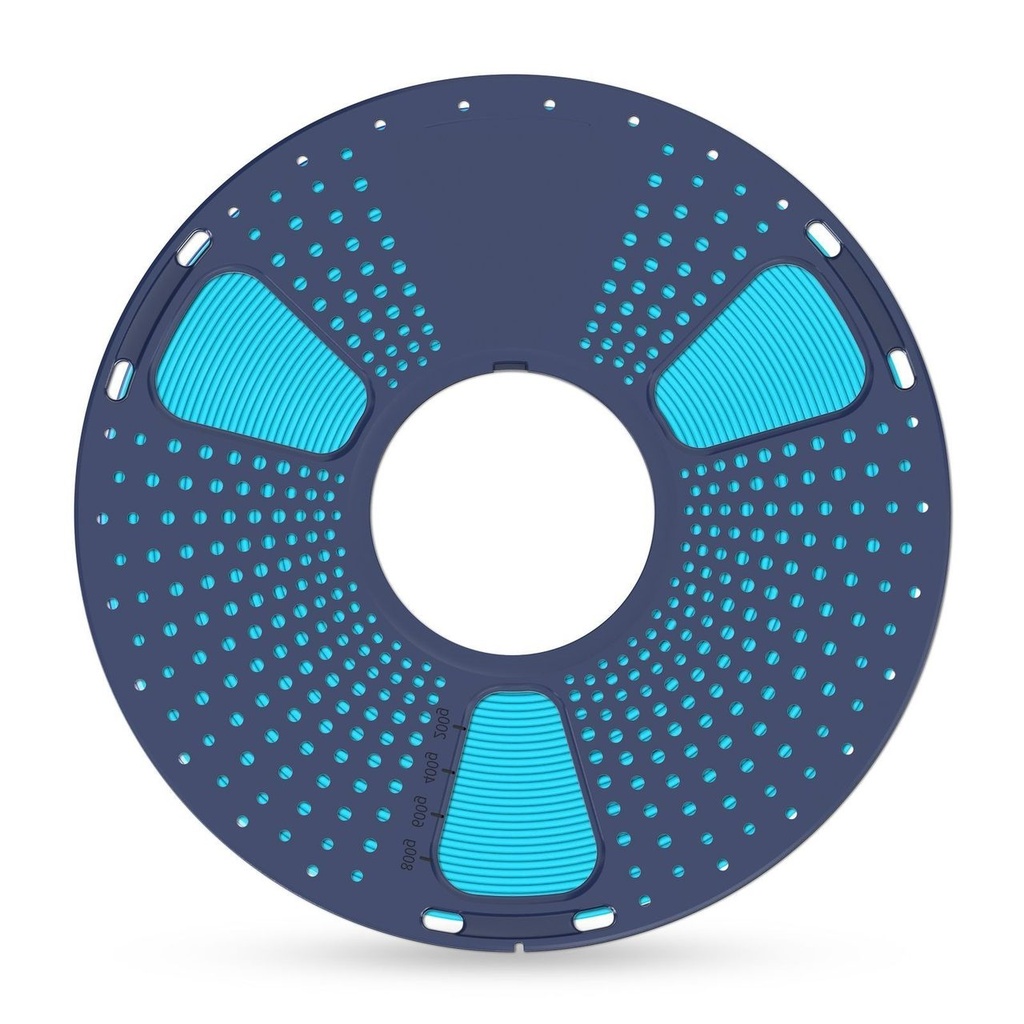 Filament SUNLU PLA 1.75 mm Cyan/Turquoise/Cyan, 1 kg — photo 4