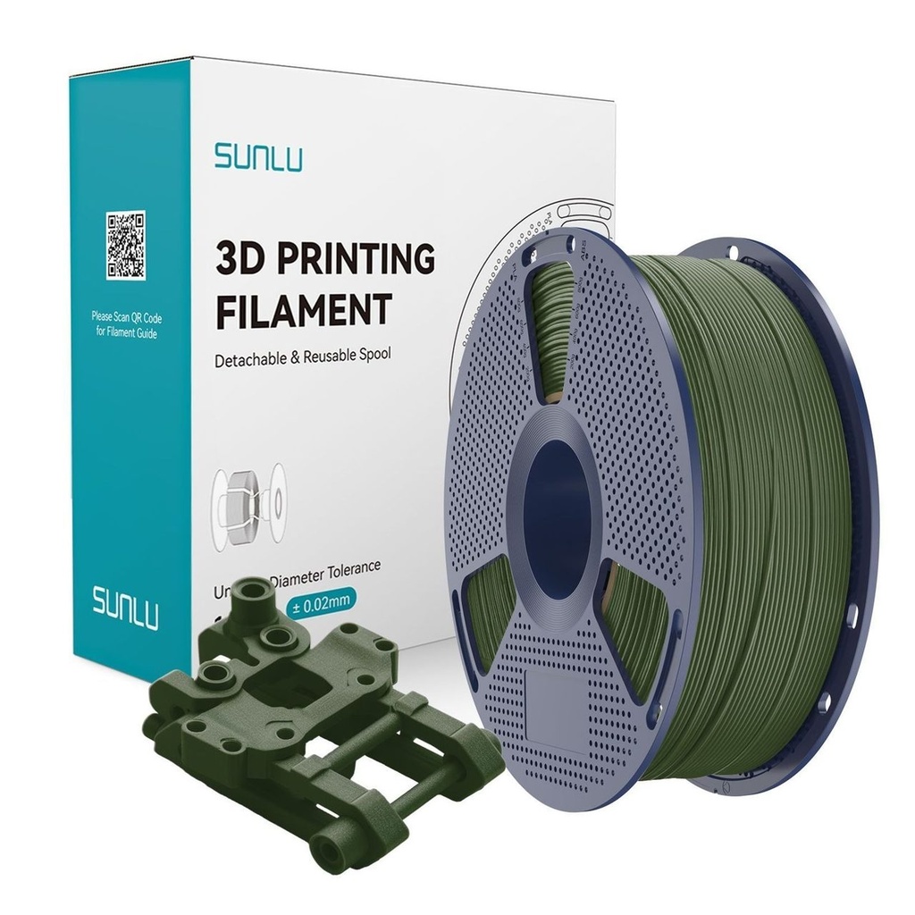 Filament SUNLU PLA 1.75 mm Green Olive Green, 1 kg — photo 4