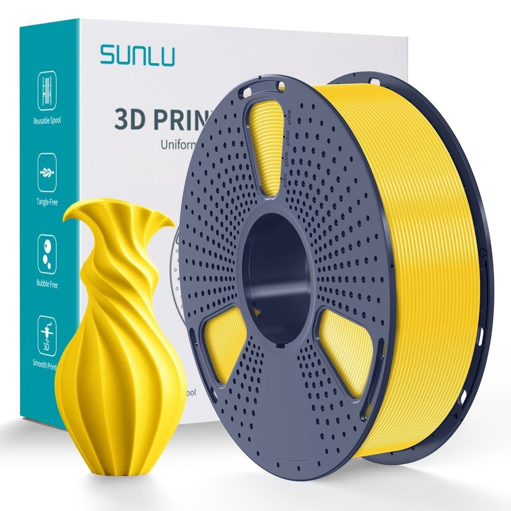 Filament SUNLU PLA 1.75 mm Yellow, 1 kg — photo 2