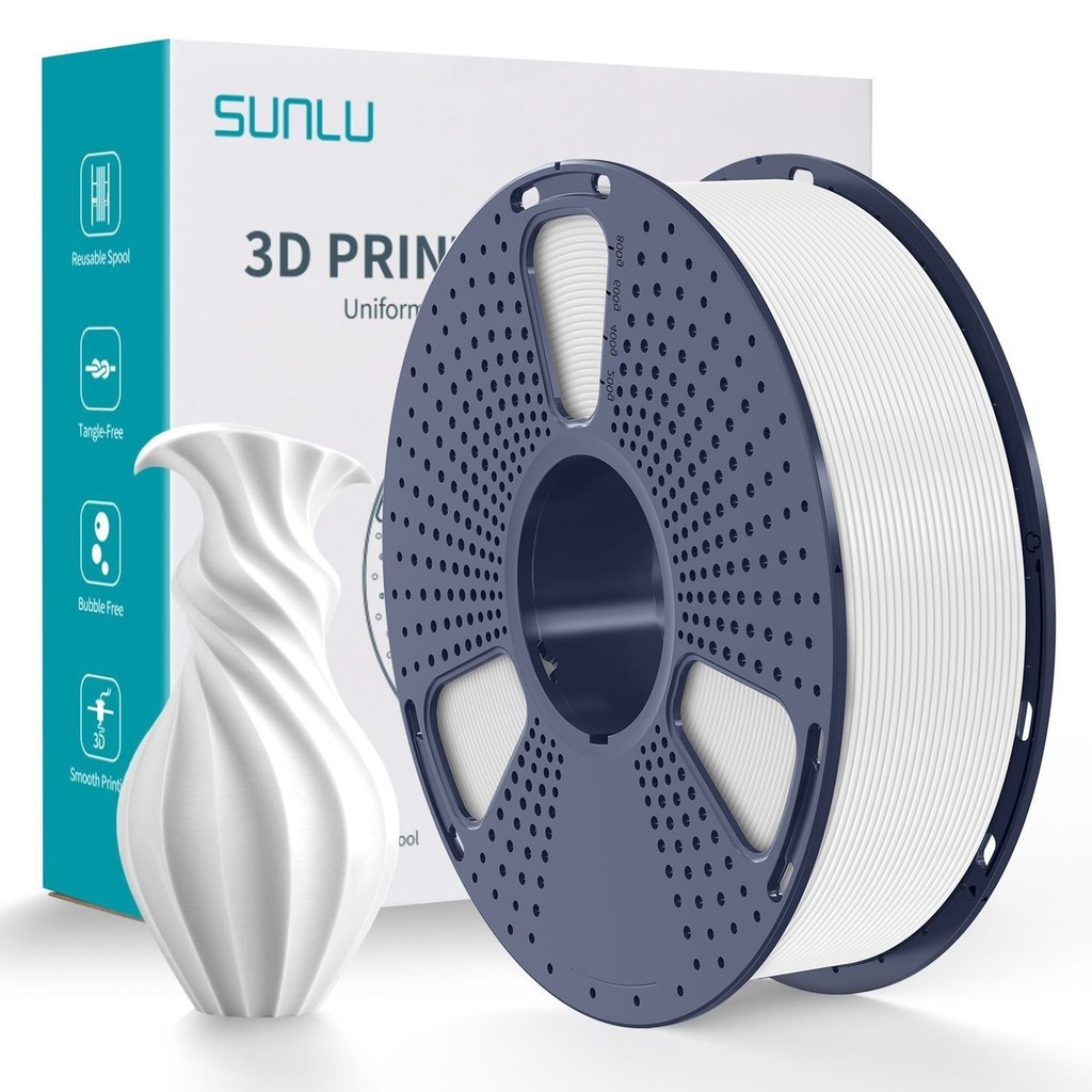 Filament SUNLU PLA 1.75 mm White, 1 kg — photo 2