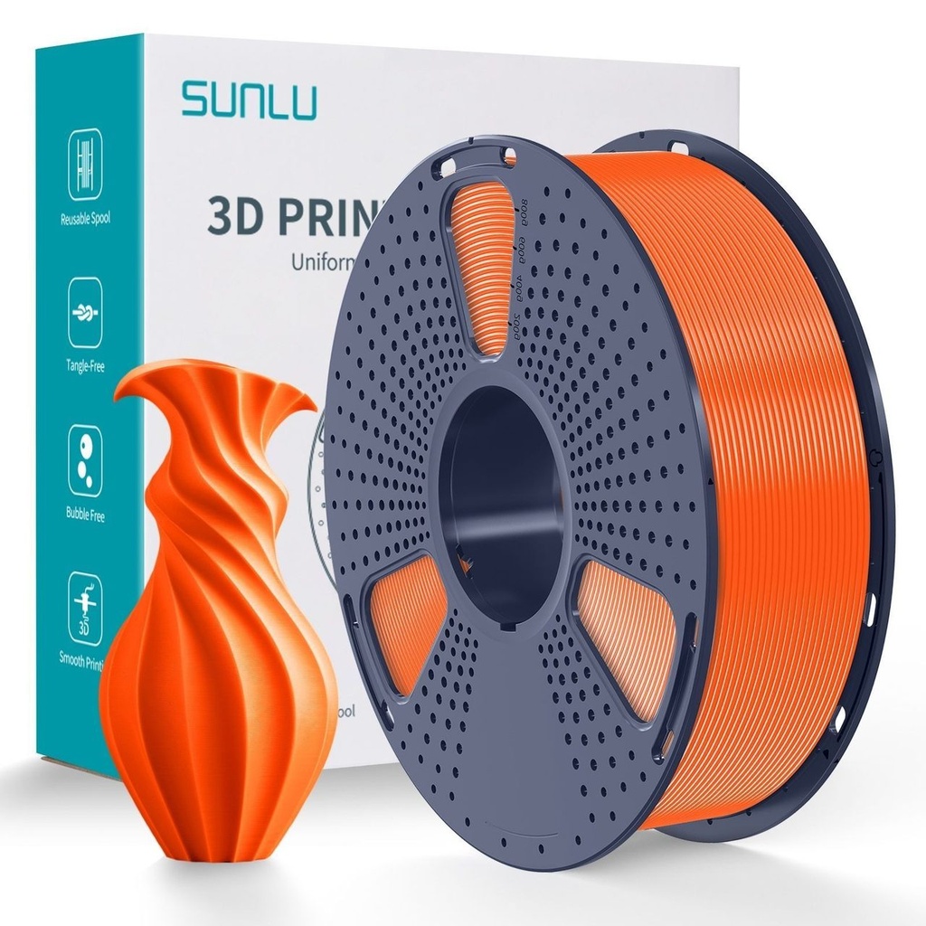 Filament SUNLU PLA 1.75 mm Orange / Sunny Orange, 1 kg — photo 2