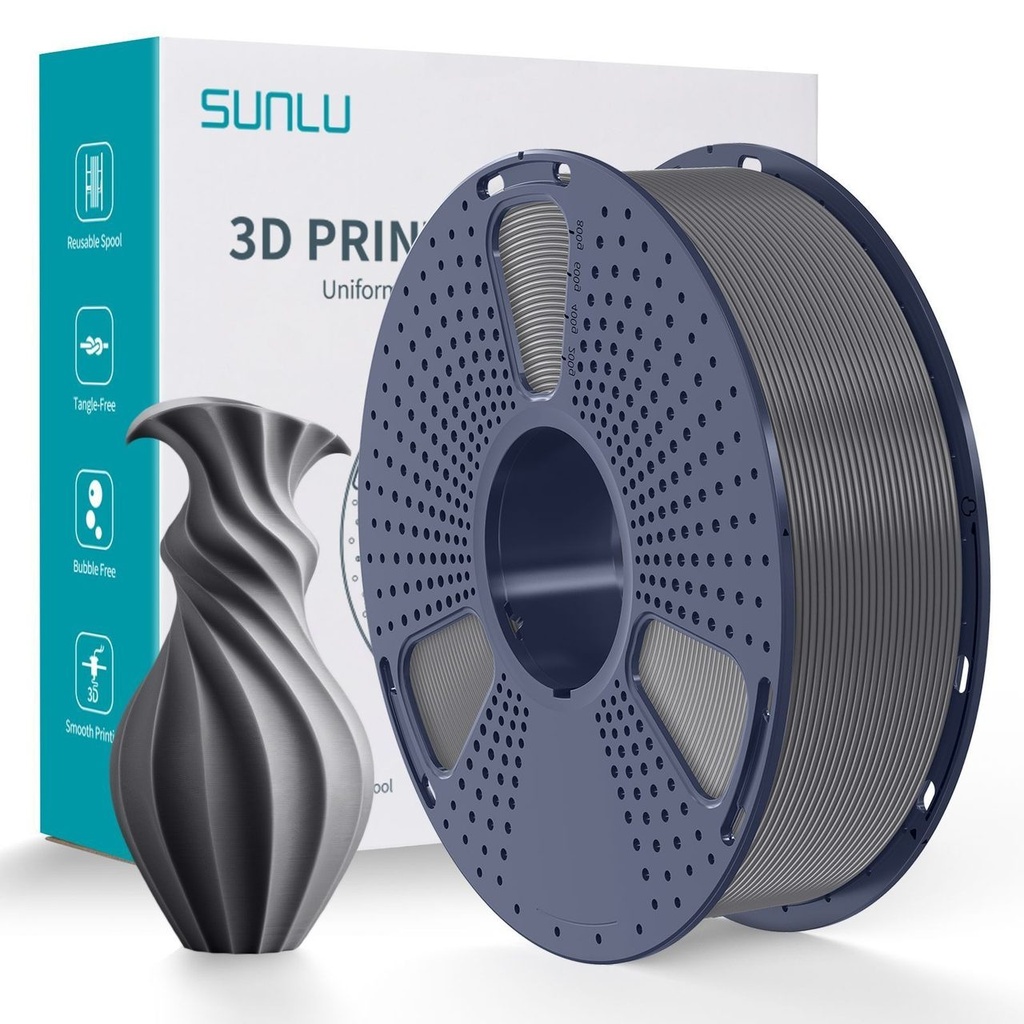 Filament SUNLU PLA 1.75 mm Grey, 1 kg — photo 2