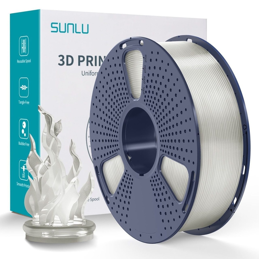 Filament SUNLU PLA 1.75 mm Transparent, 1 kg — photo 2