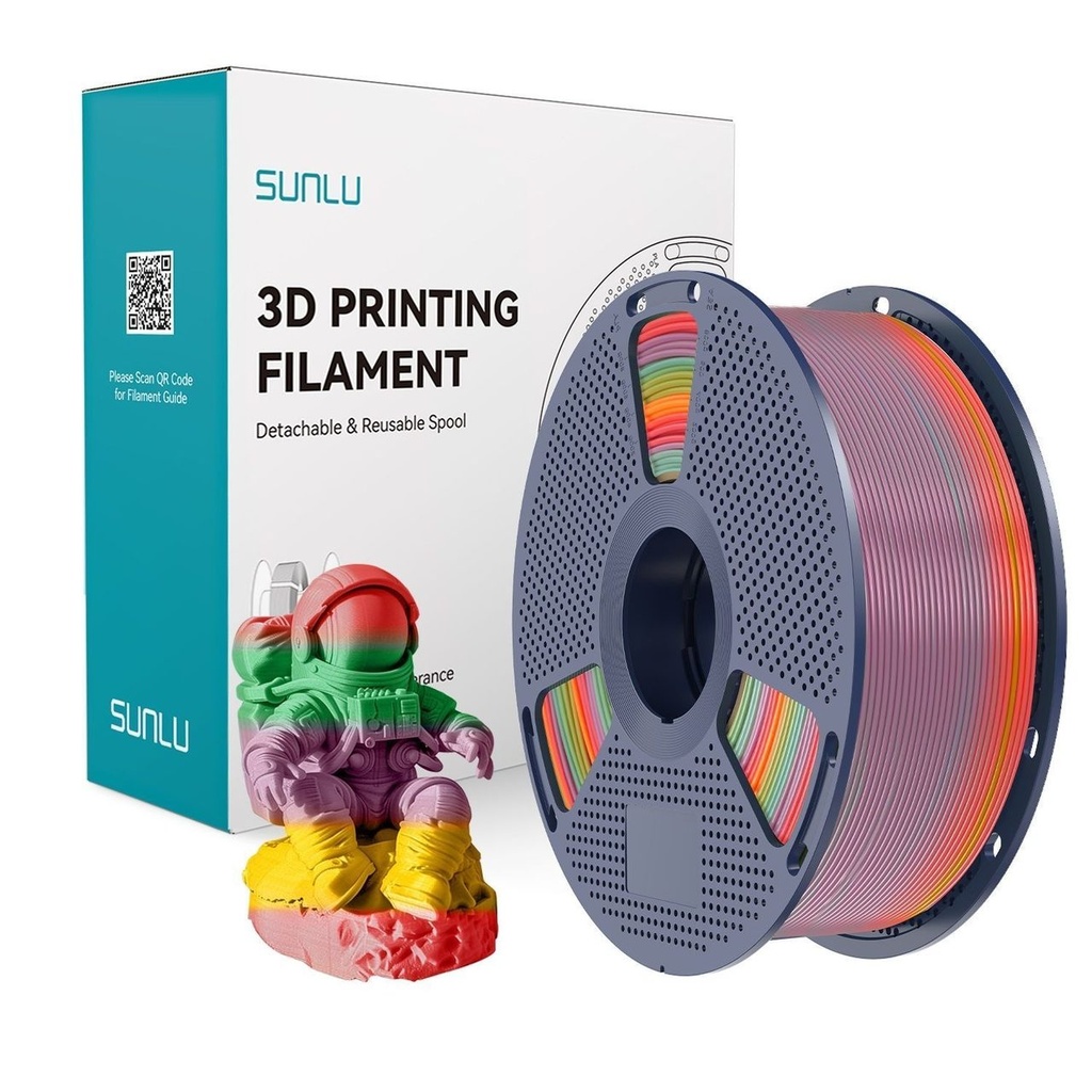 Filament SUNLU PLA 1.75 mm Rainbow №1 , 1 kg — photo 2