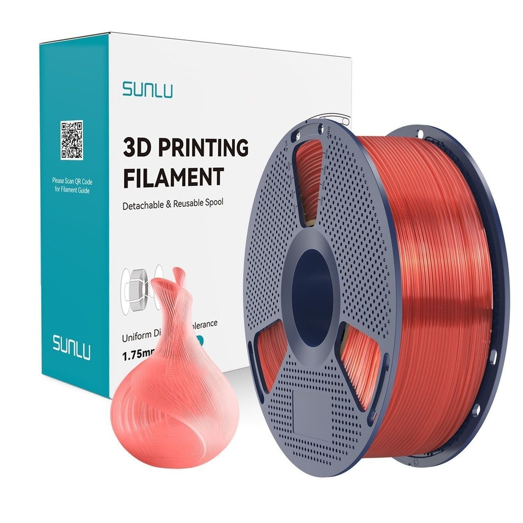 Filament SUNLU PLA 1.75 mm Transparent Strawberry Jam, 1 kg — photo 2