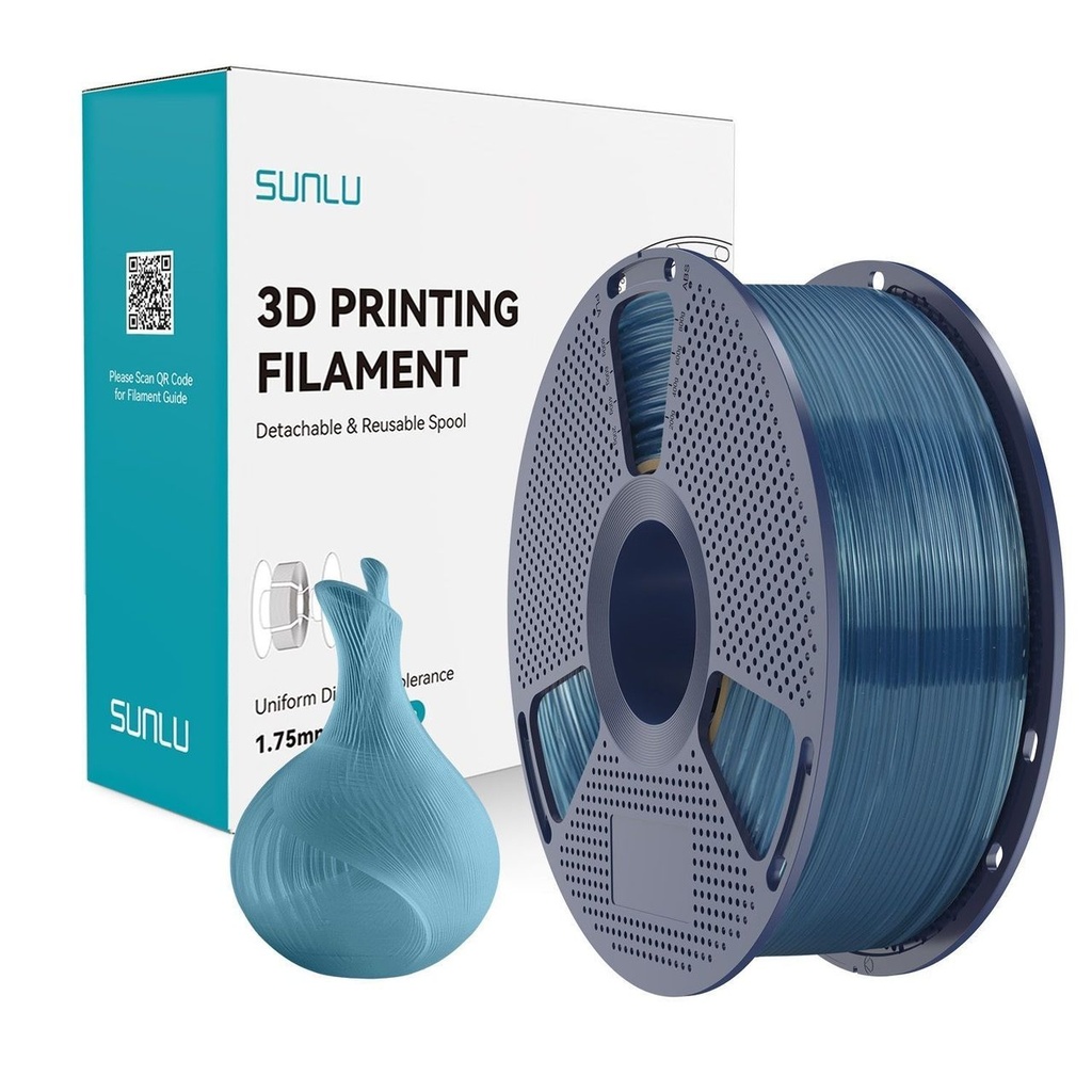 Filament SUNLU PLA 1.75 mm Transparent Ocean Mist/Transparent Ocean Haze, 1 kg — photo 2