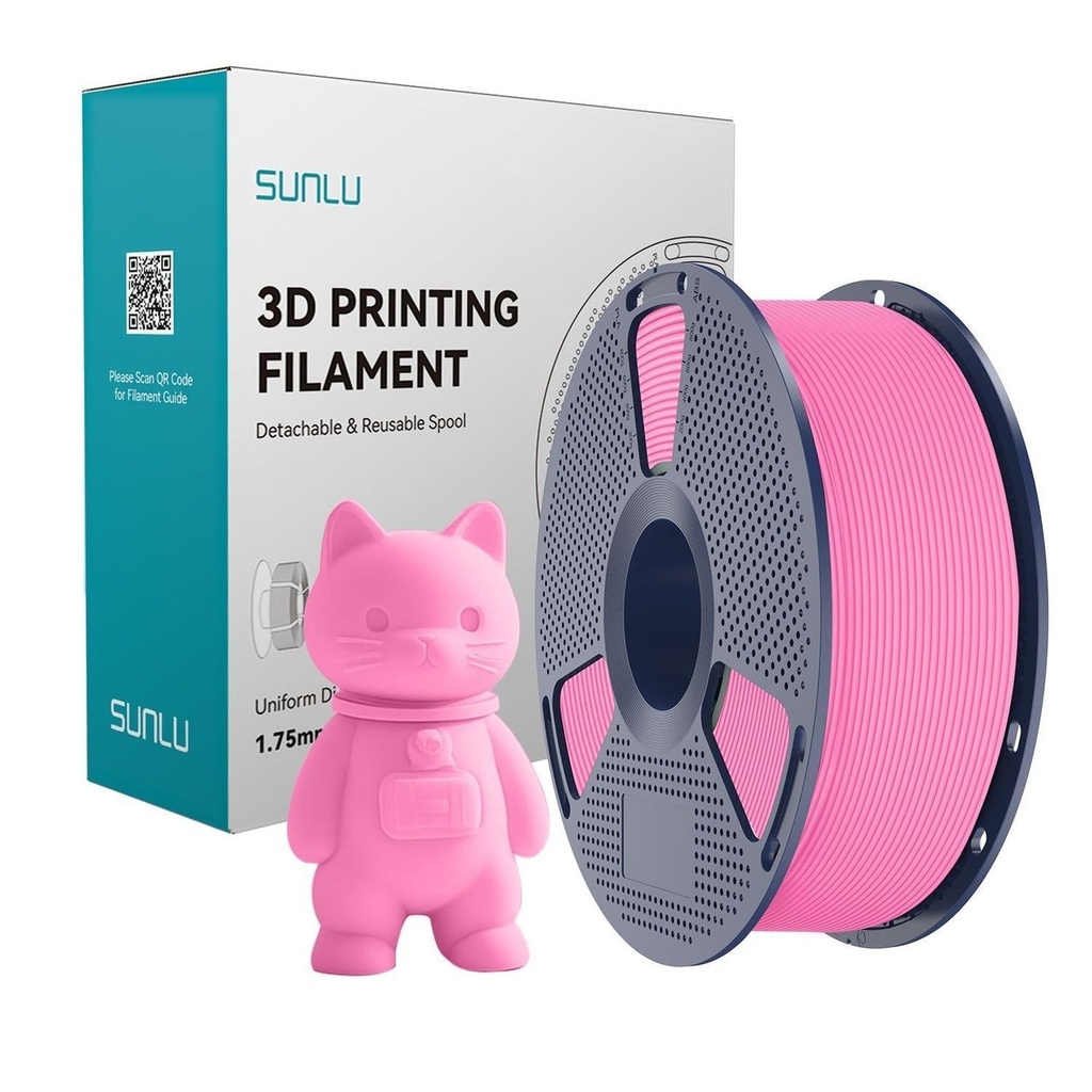 Filament SUNLU PLA matte 1.75 mm Pink/Matte Pink, 1 kg — photo 2