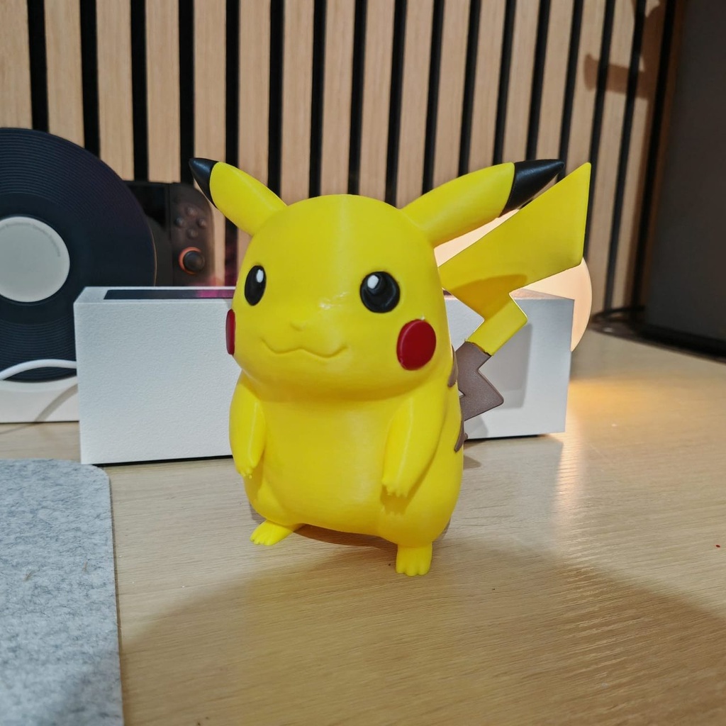 3D Printed Chubby Retro Pikachu Figure