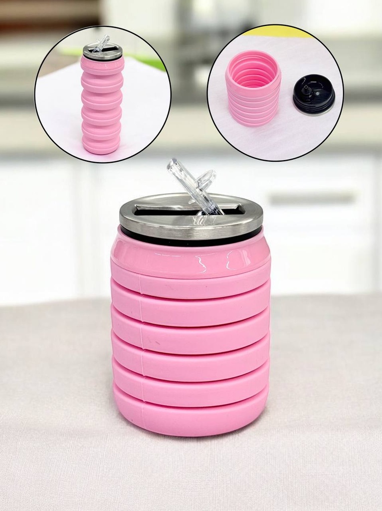Collapsible Silicone Drinking Bottle 480 ml
