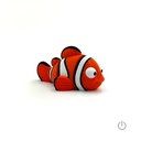 Рибка-клоун Cute Clownfish Articulated — рухлива 3D-іграшка