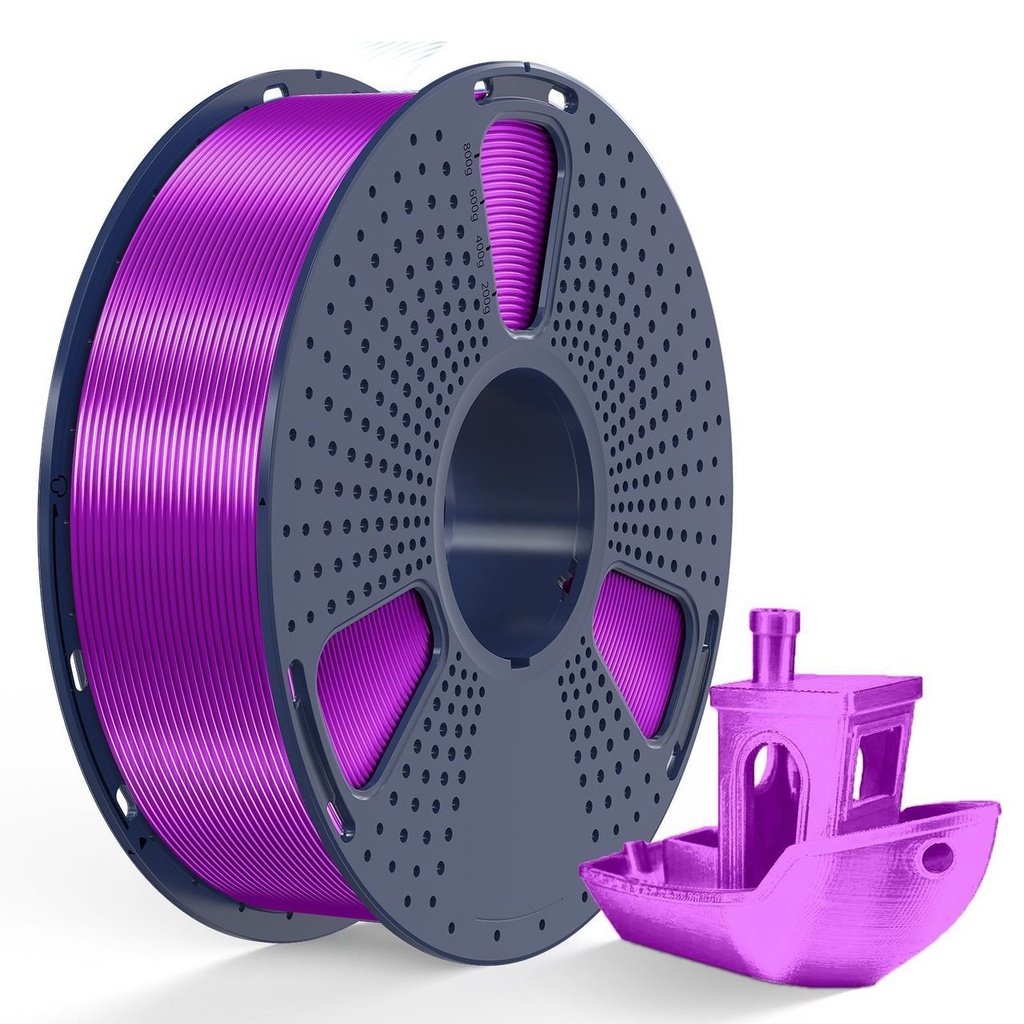 [3DS-FR-00012150] Філамент SUNLU Silk PLA+ 1.75мм фіолетовий/Purple, 1кг