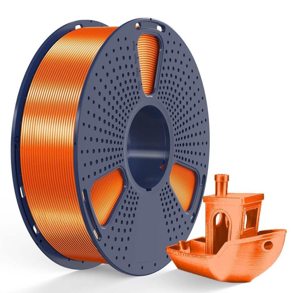 [3DS-FR-00012152] Філамент SUNLU Silk PLA+ 1.75мм помаранчевий/Orange, 1кг