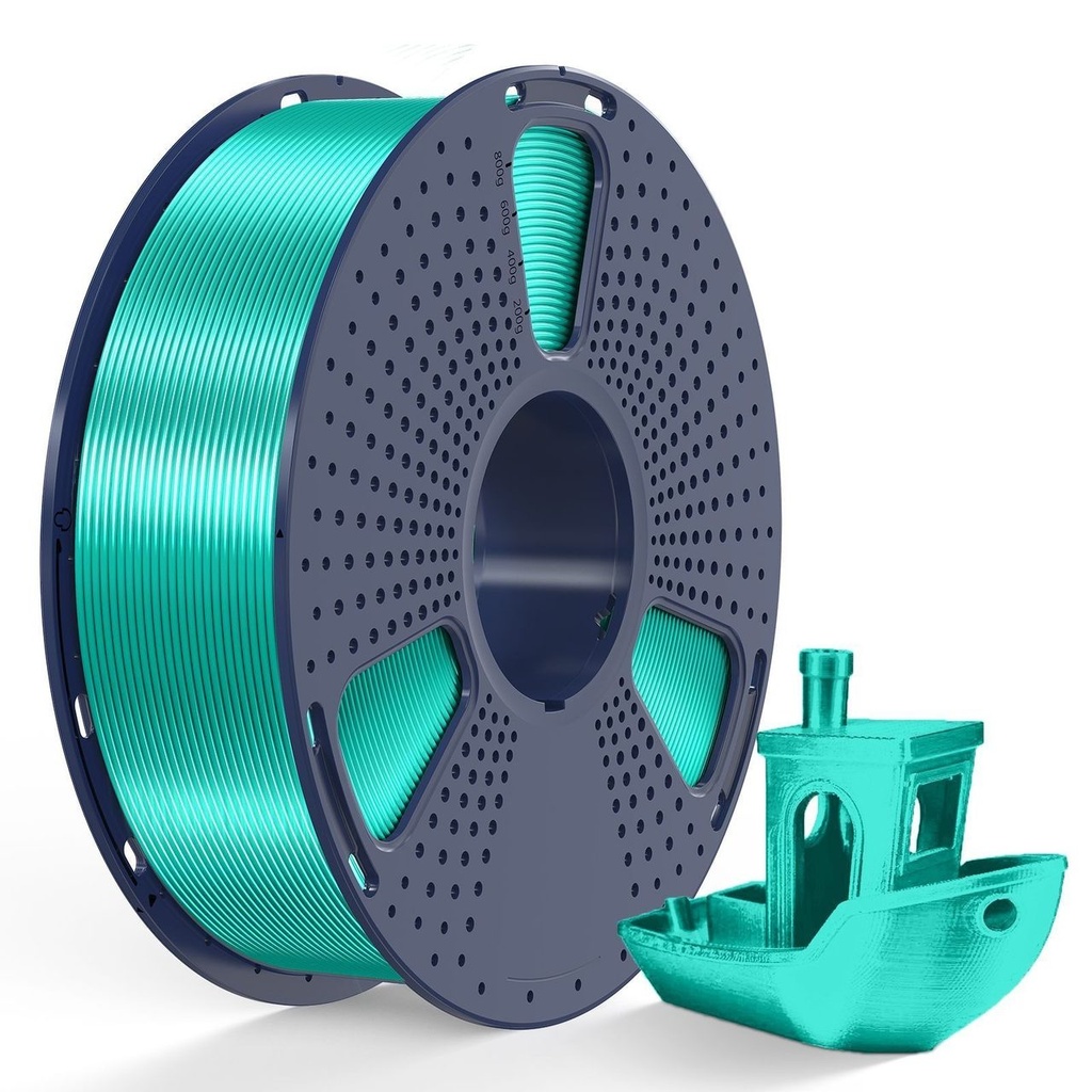 [3DS-FR-00012154] Філамент SUNLU Silk PLA+ 1.75мм зелений/Green, 1кг