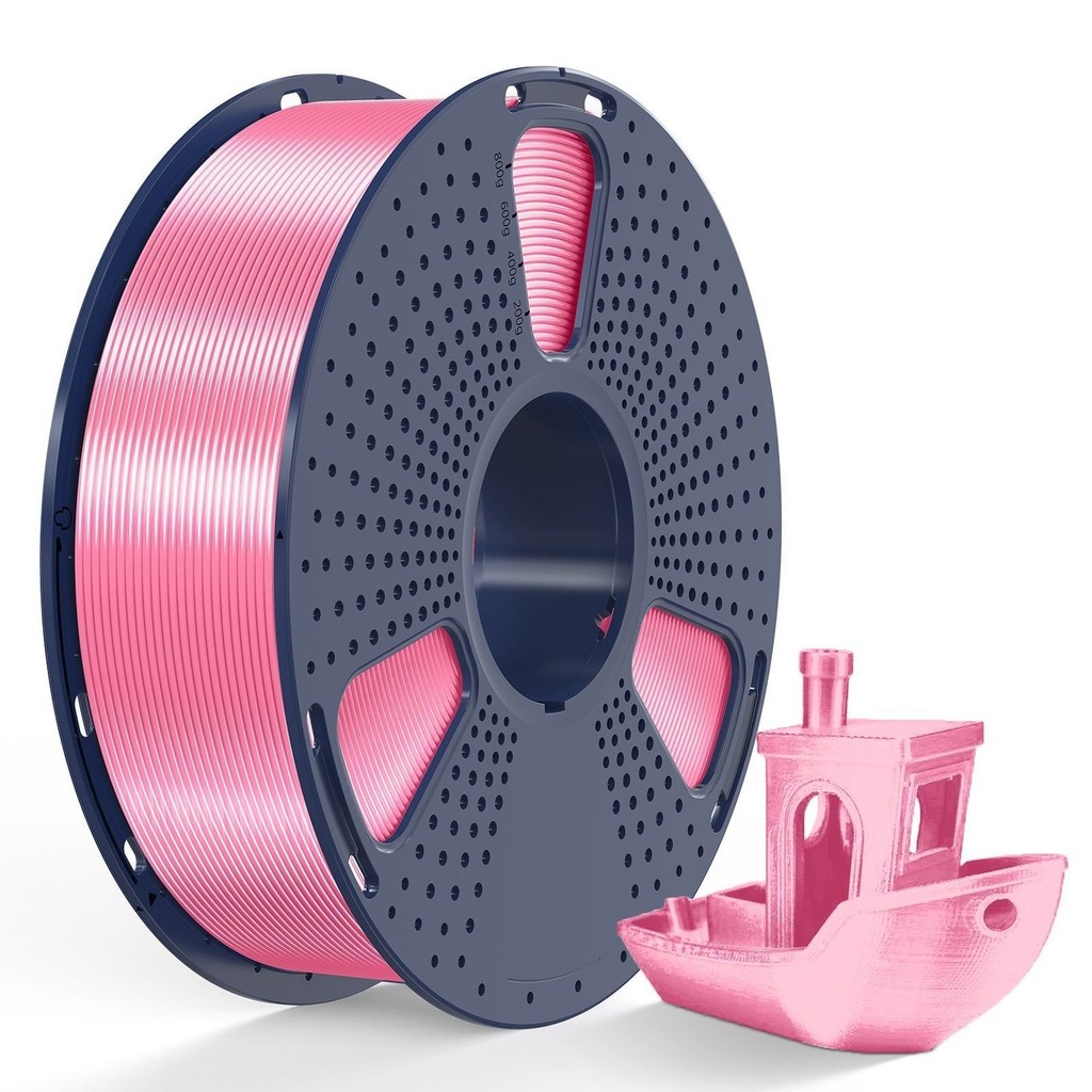 Filament SUNLU Silk PLA+ 1.75 mm Pink, 1 kg
