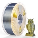 Filament SUNLU Silk PLA+ Dual Color 1.75 mm Black Gold, 1 kg