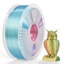 Філамент SUNLU Silk PLA+ Tril Color 1.75мм червоний жовтий зелений/Red Yellow Green, 1кг