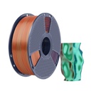 Filament SUNLU Silk PLA+ Tri Color 1.75 mm Orange Blue Green, 1 kg