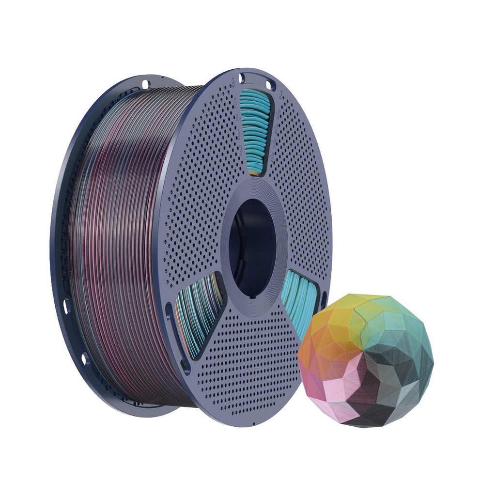 [3DS-NF-00000100] Філамент SUNLU Silk PLA+ Four Color 1.75мм червоний жовтий зелений чорний/Red Yellow Green Black, 1кг