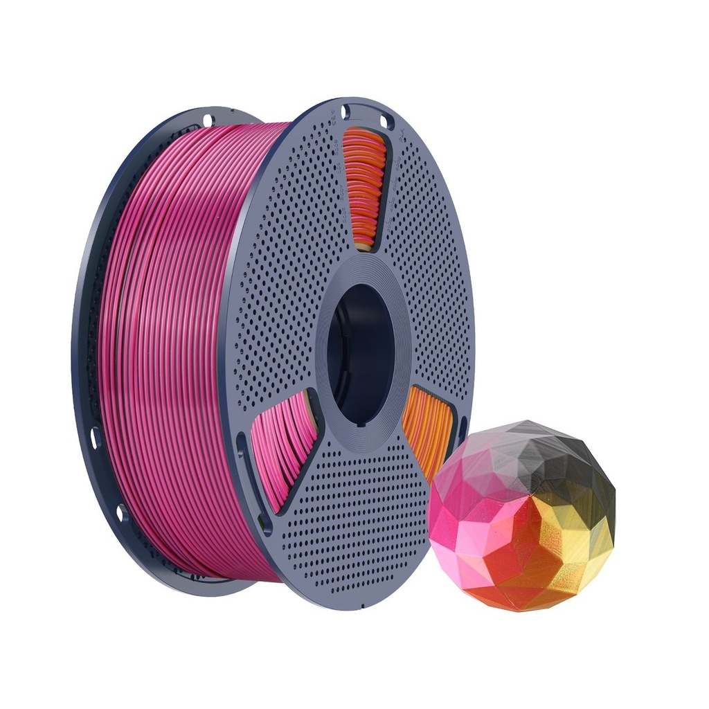[3DS-NF-00000101] Filament SUNLU Silk PLA+ Four Color 1.75 mm Black Grey Red Yellow, 1 kg