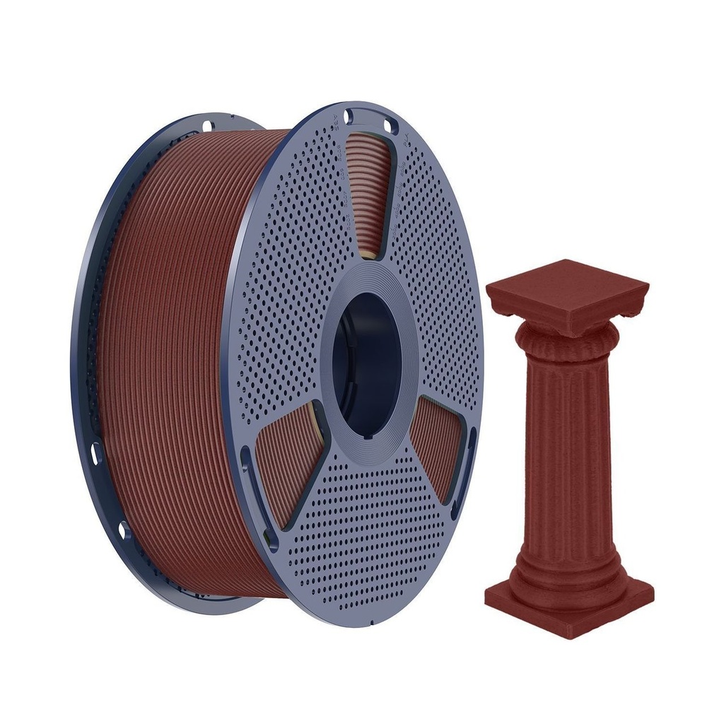 [3DS-FR-00012167] Філамент SUNLU HS PLA Мармур Червона Цегла/Marble Brick Red, 1кг