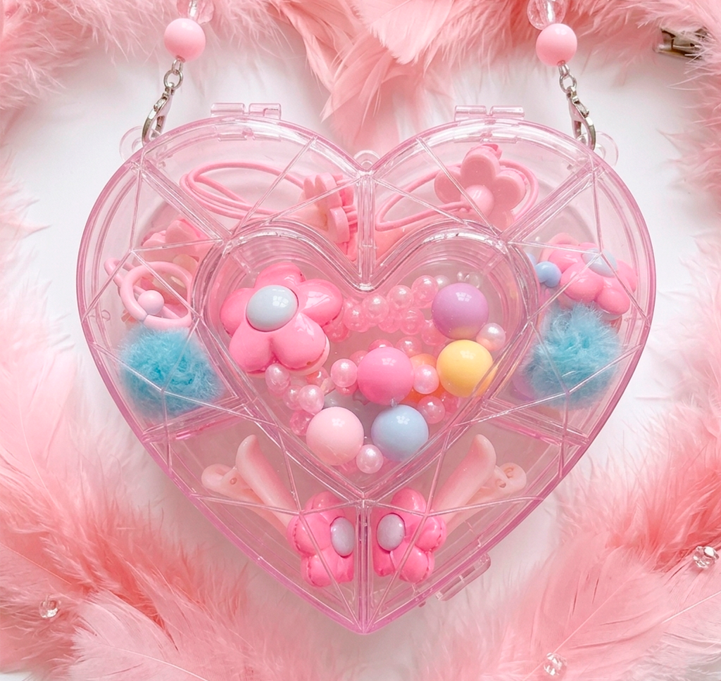 [260402] Little Princess Heart Jewelry Set