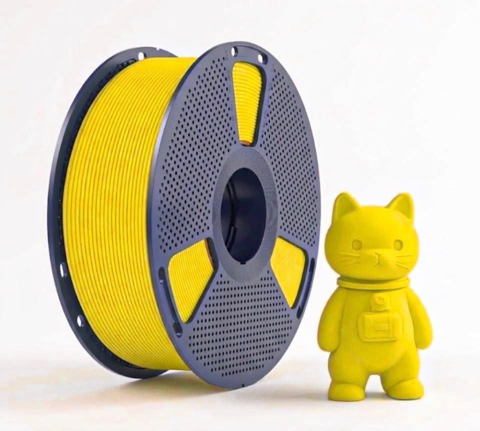 [3DS-FR-00012198] Filament SUNLU PLA matte 1.75 mm Yellow/Matte Yellow, 1 kg
