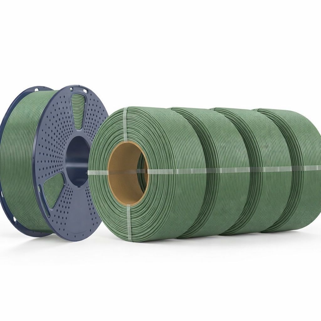 Filament SUNLU PETG 1.75 mm Green Army Green, 4+1 kg (Set)