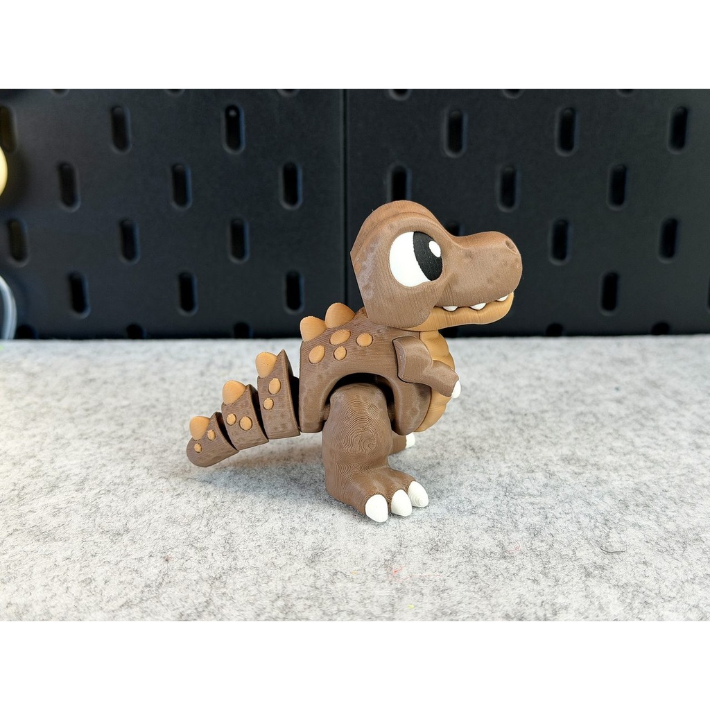 Articulated Cute T-Rex - Flexible Multicolor Dinosaur Figure