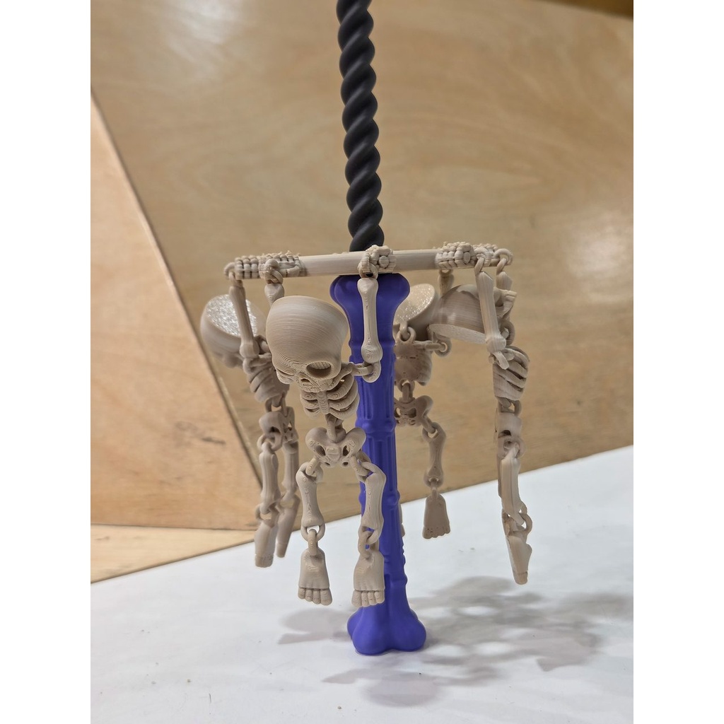 Spinning Magic Skeleton Wand