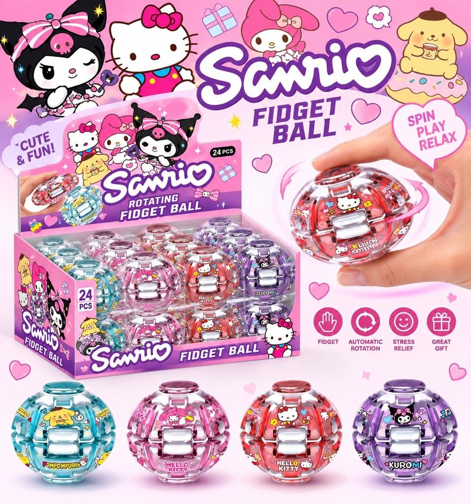 [260725] Гіроспіннер-трансформер Sanrio — дизайн в асортименті