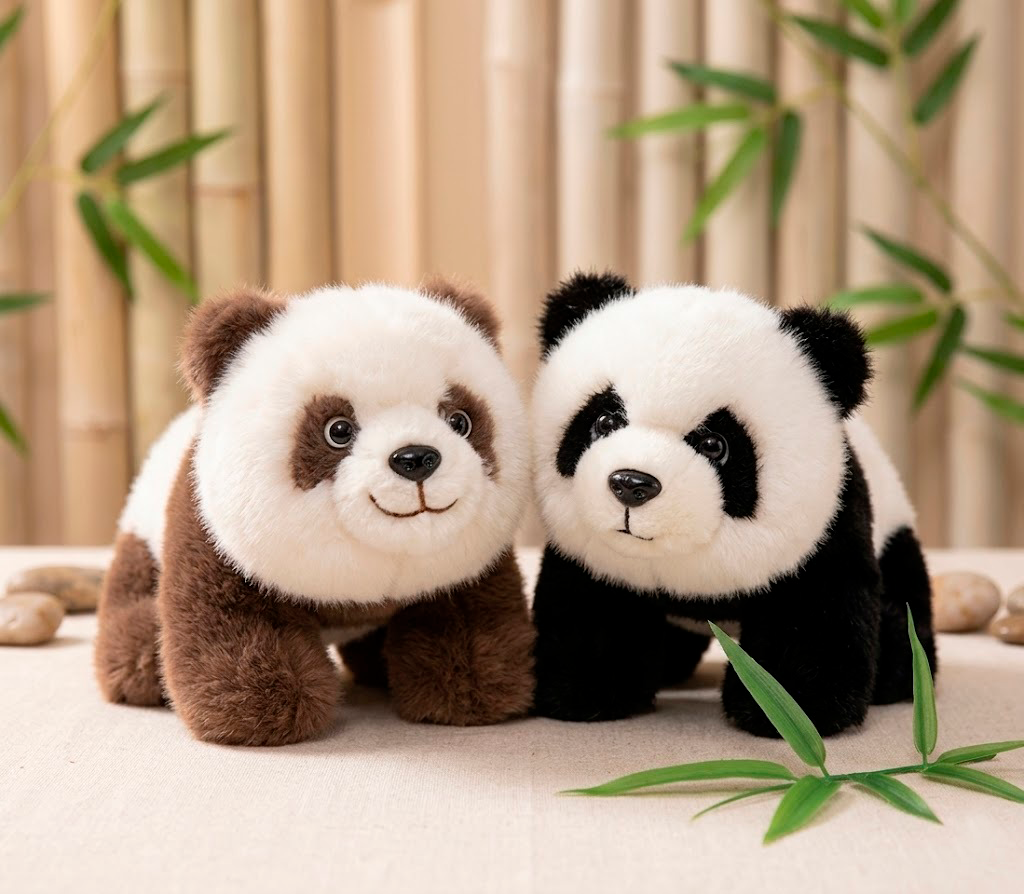 [260414] Panda Plush Toy (brown)