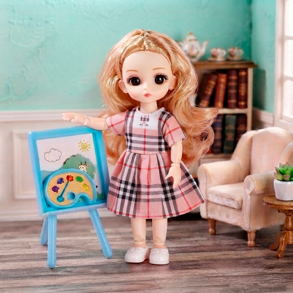 [260415] Mini Lolita Doll (checkered)