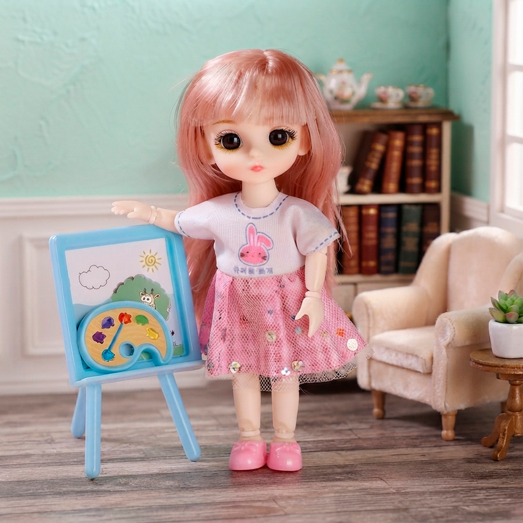 [260415] Mini Lolita Doll (white and pink)