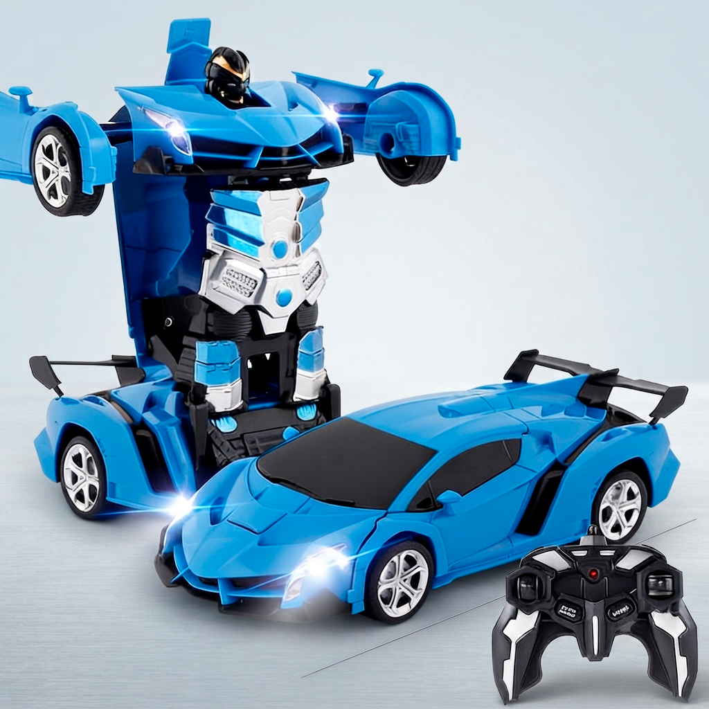 [260427] Remote-Controlled Transforming Car (blue)