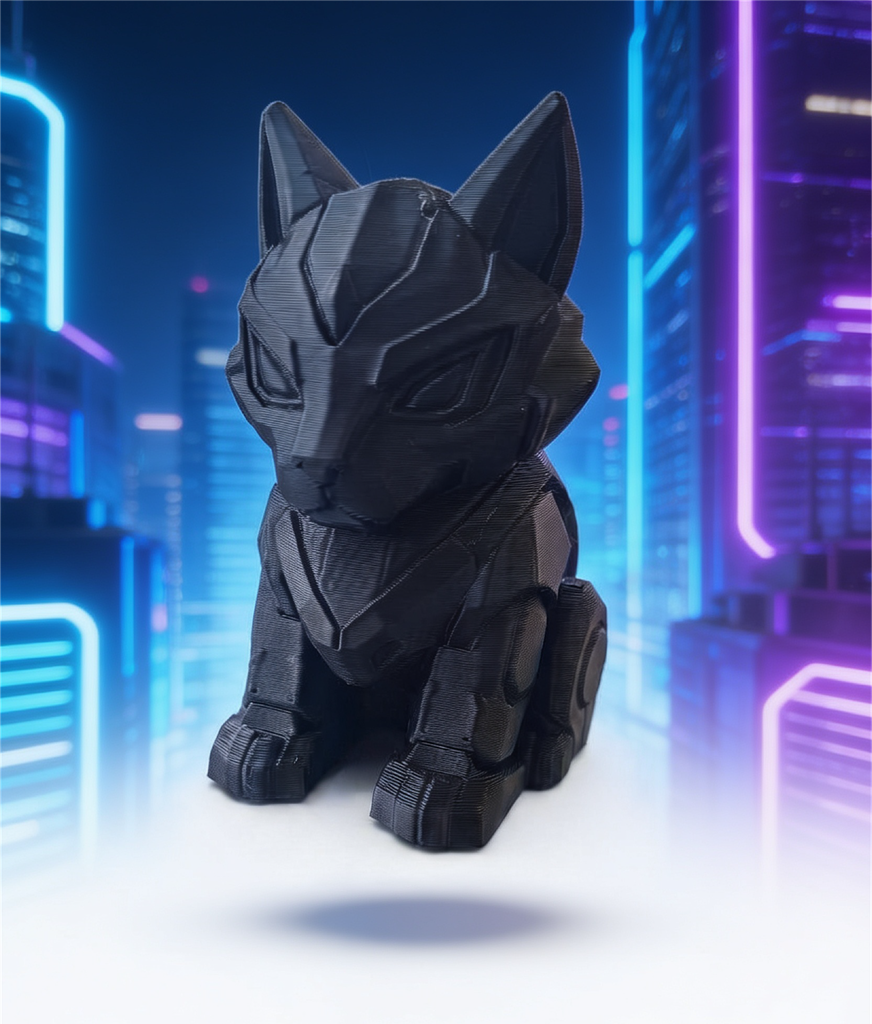 [260439] Cyber Cat Toy (black)