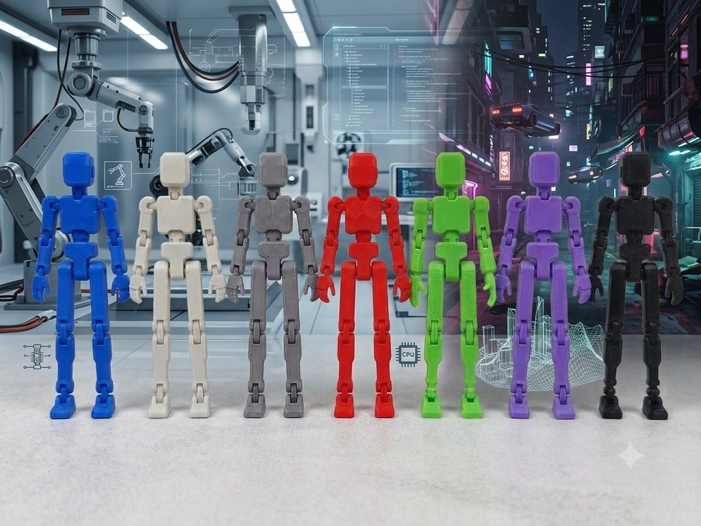 [3DJ-ROBOTM] Рухомий робот — в асортименті