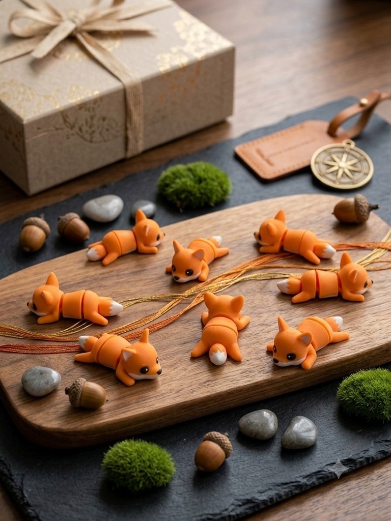 [KCHN164] Mini Fox — Keychain