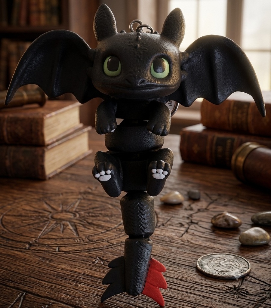 [KCHN087] Baby Toothless — Keychain