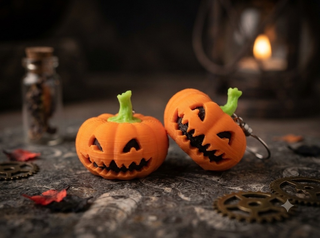 [KCHN053] Pumpkin Spinner — Keychain