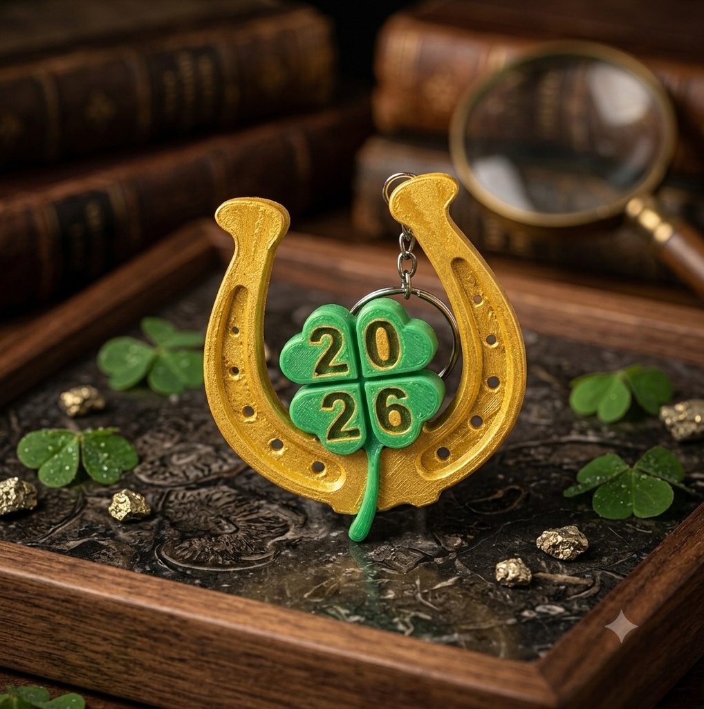 [KCHN059] Lucky Horseshoe 2026 — Keychain