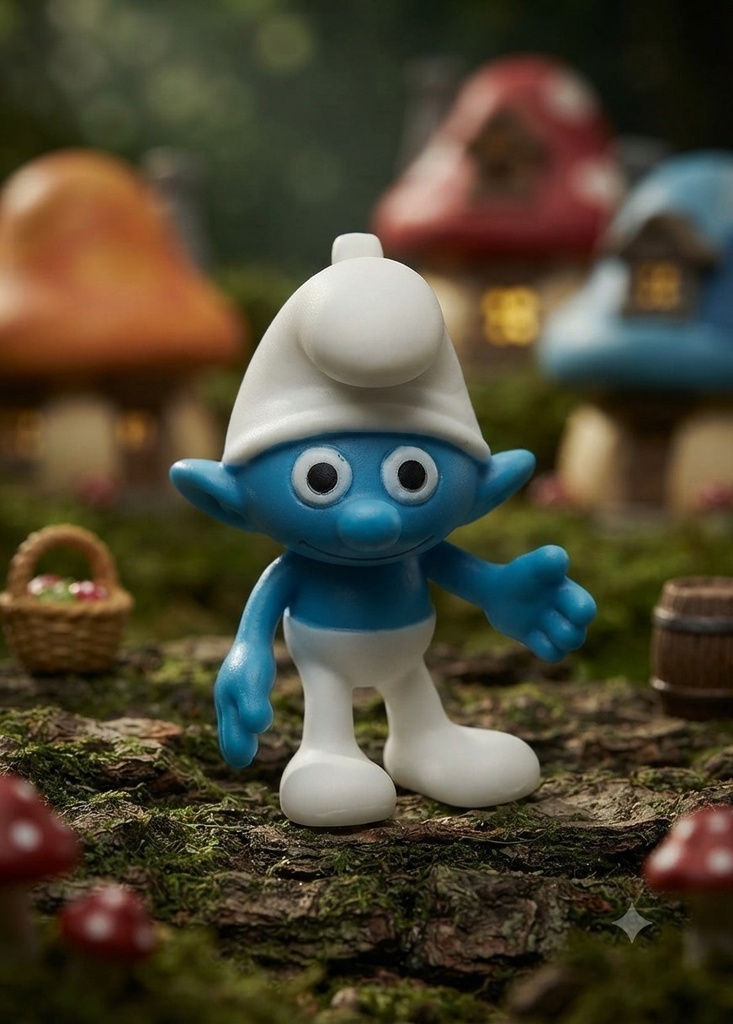 [KCHN073] Smurf Boy — Keychain