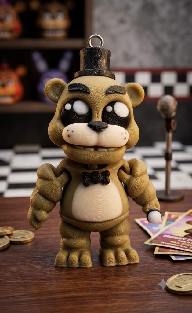 [KCHN022] Five Nights at Freddy's — Bear — Keychain