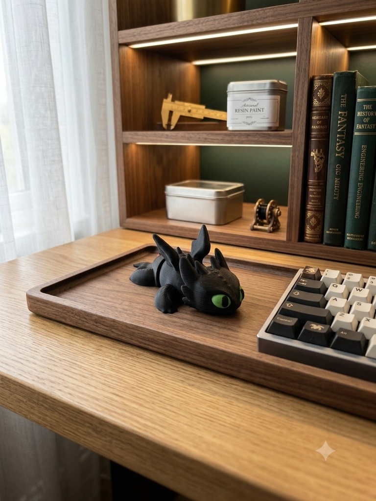[KCHN001] Toothless — Black Dragon v1 — Keychain