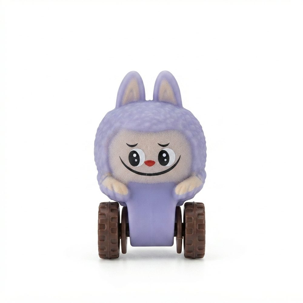 [261075] Pull-Back Character Stress Car (Blue)