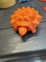 3D Printed Turtle Toy (Orange)