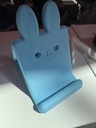 3D-друкована синя підставка для телефона «Зайчик»