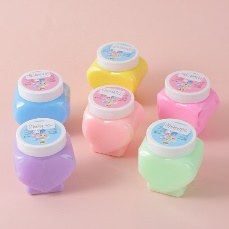 Heart-shaped bottle cream foaming slime-3032